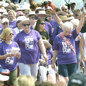 Survivors walk during the 2007 Relay