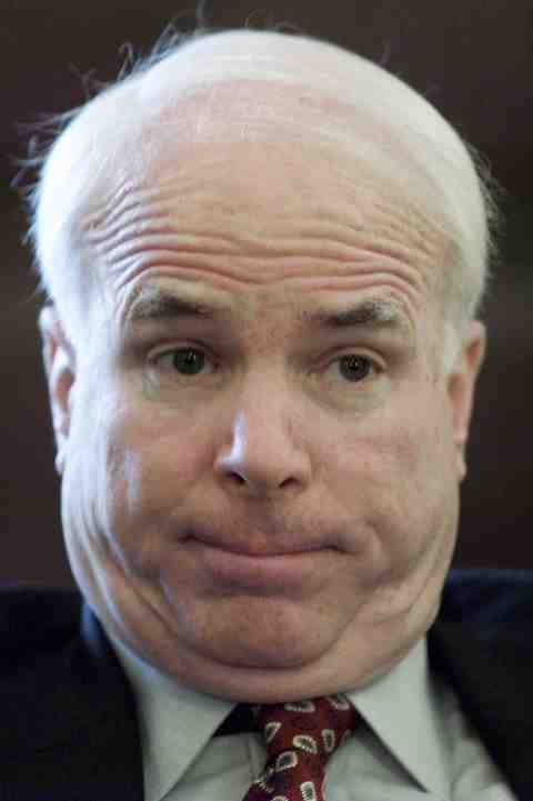 john mccain and obama. Clinton, McCain and Obama