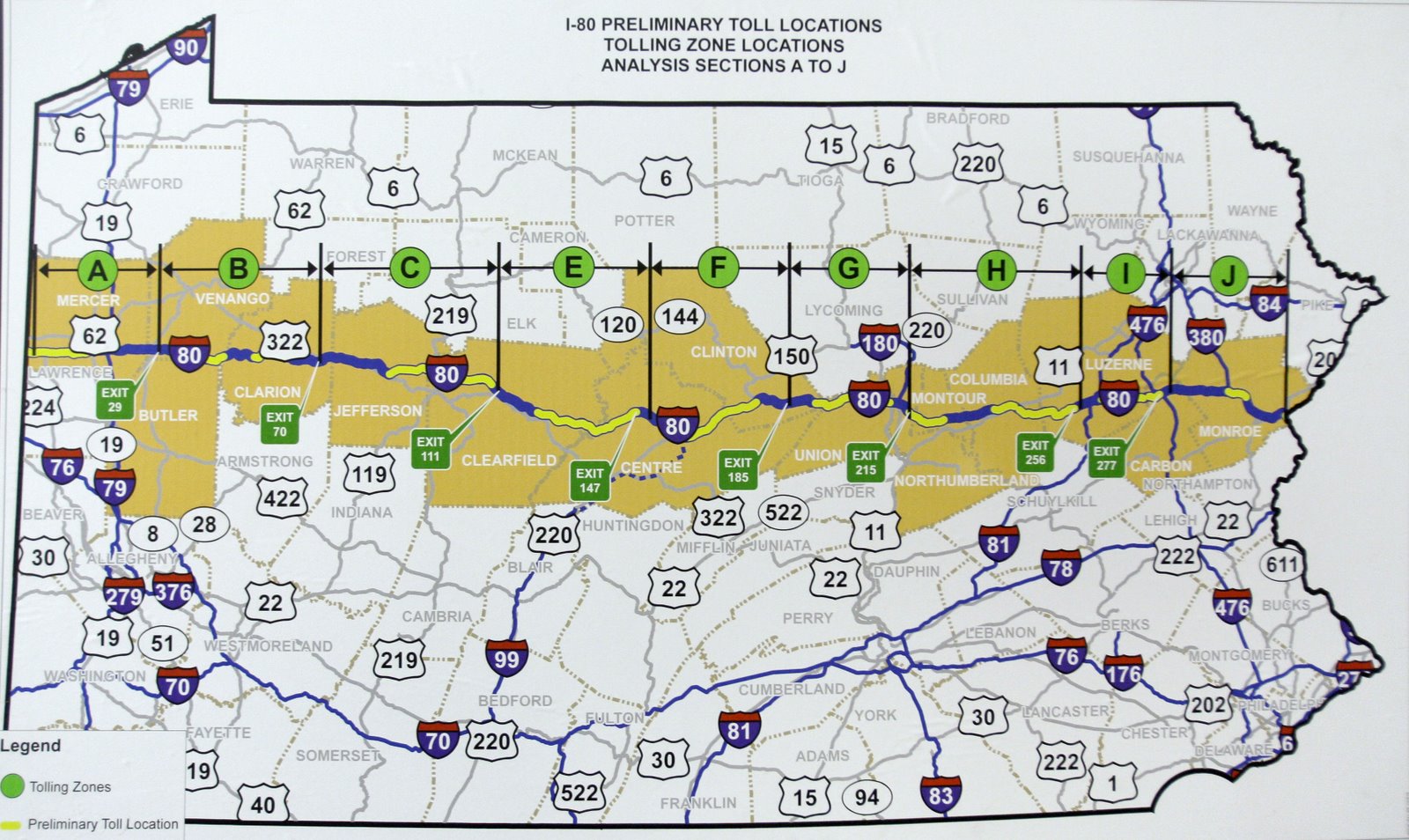 I 80 Map