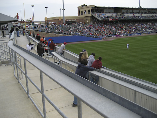 outfield wall